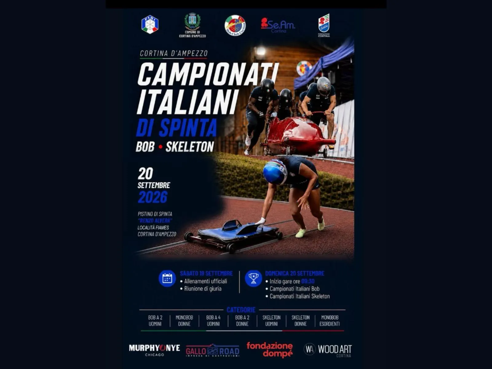 Campionati Italiani di Spinta di Bob e Skeleton