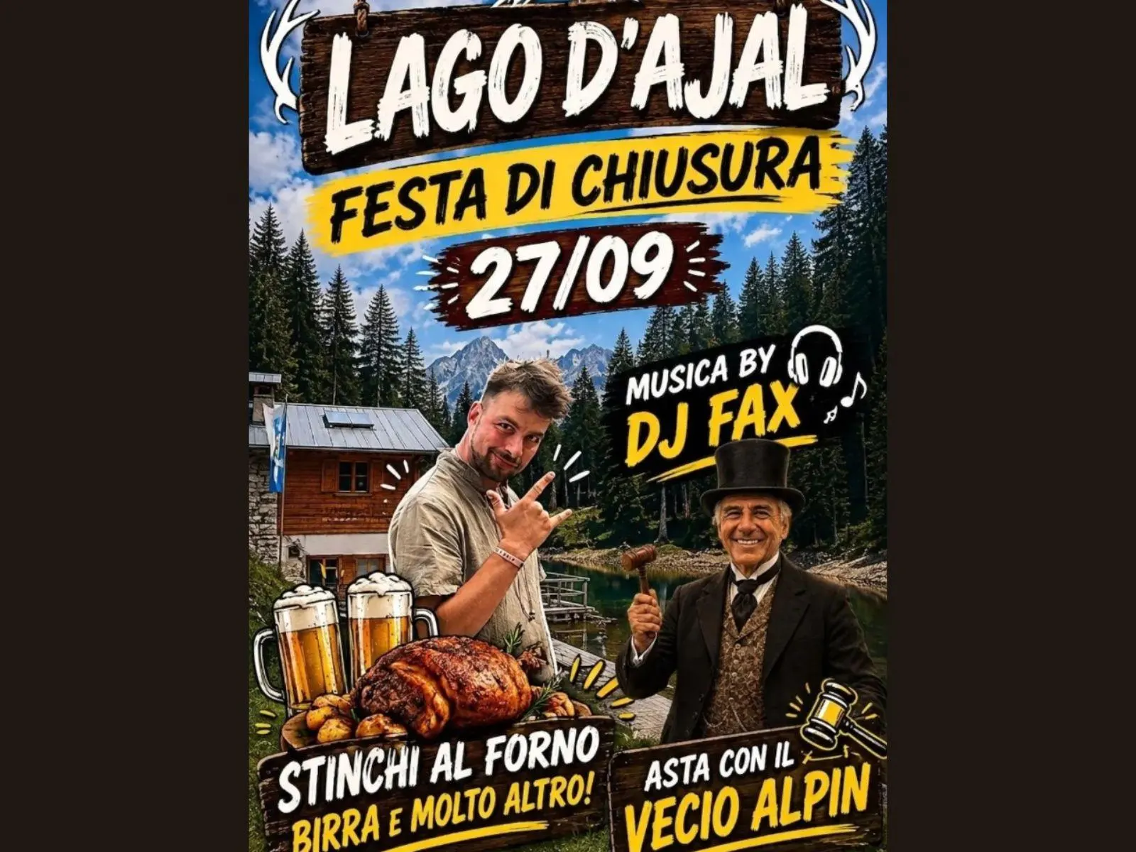 L'ultimo brindisi sul Lago d'Ajal
