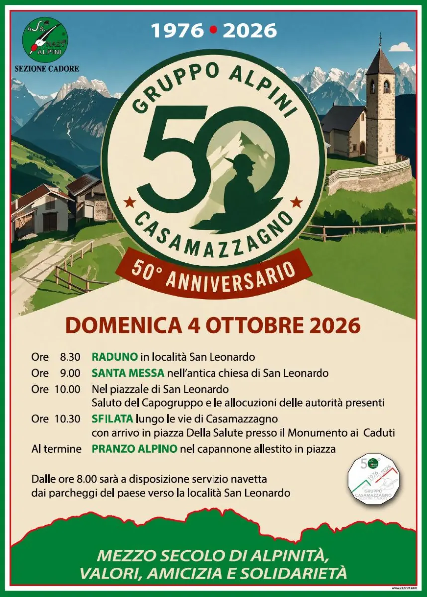50° anniversario gruppo alpini di Casamazzagno - 2