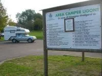 Area sosta camper Ligont
